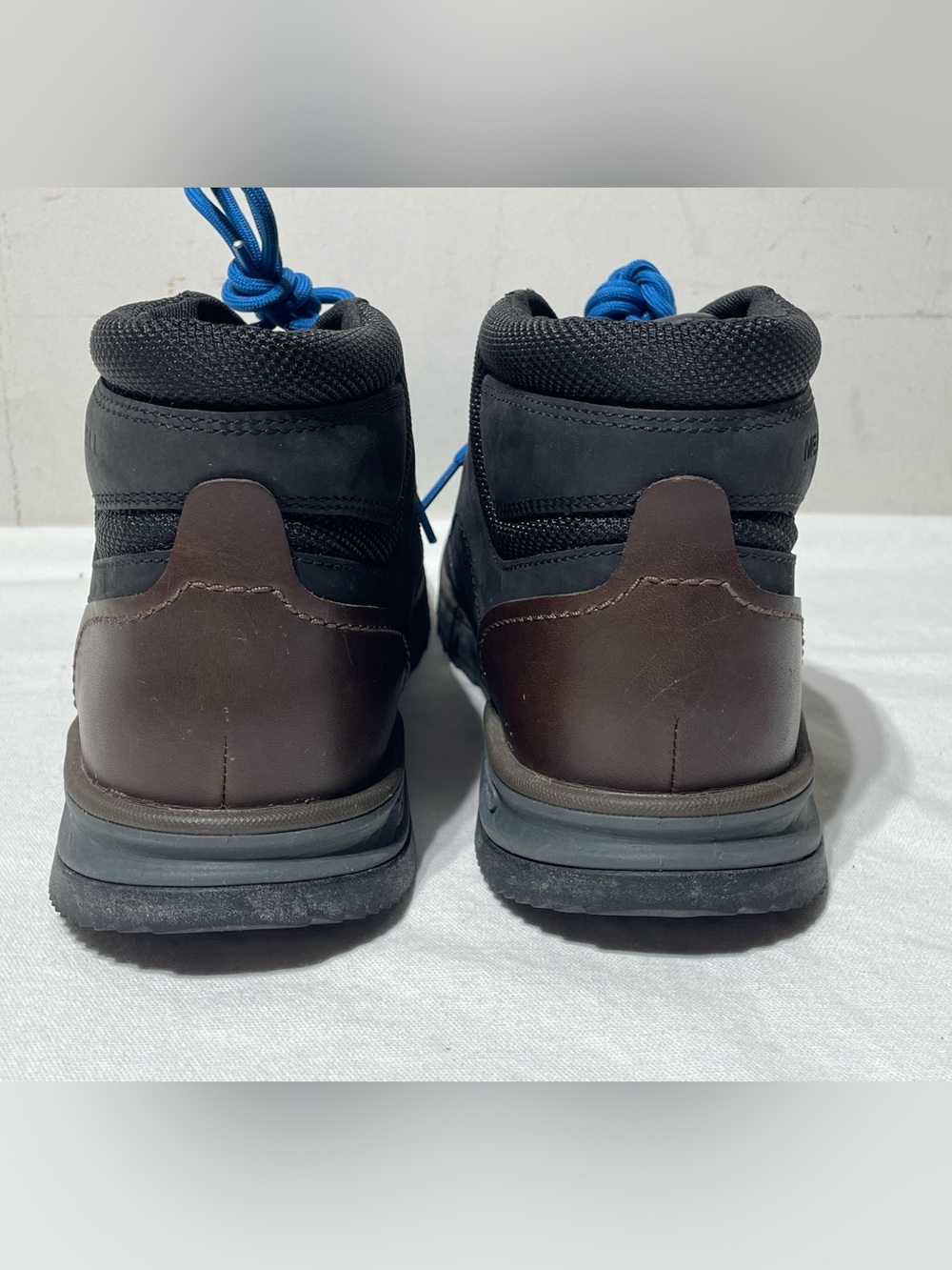 Merrell Epiction Mid Waterproof Boots Mens 11 Black Brown Hiking Shoes J23681 - Picture 9 of 13